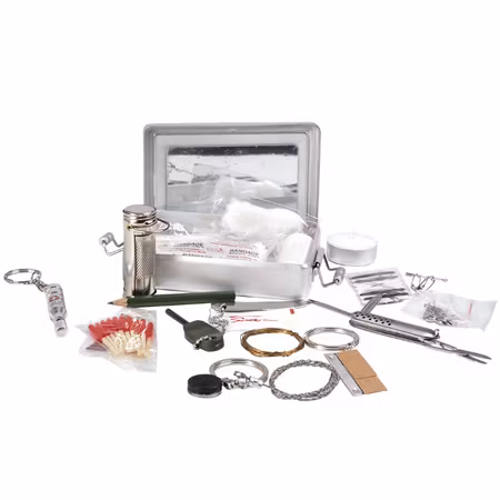 MIL-TEC by STURM SURVIVAL KIT ALUMINUM BOX
