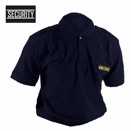 Hundförarpiké Kortärm - Marinblå