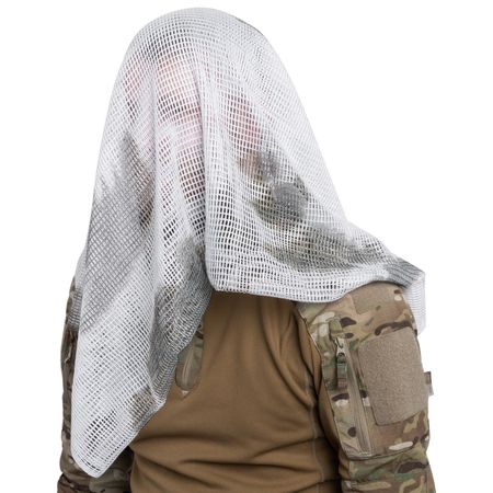 MIL-TEC Scrimnet Personal Scarf - Vit