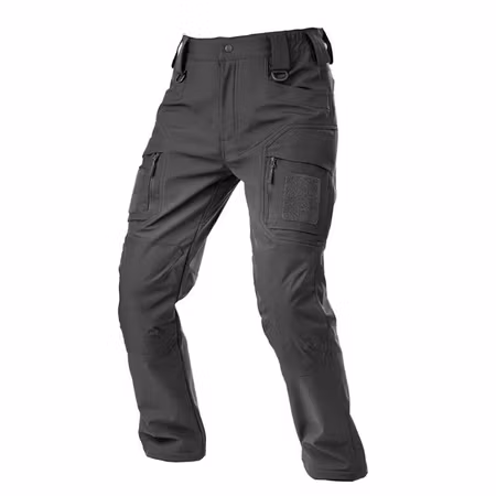 MIL-TEC Softshell Assault Water Resistant Pants - Black