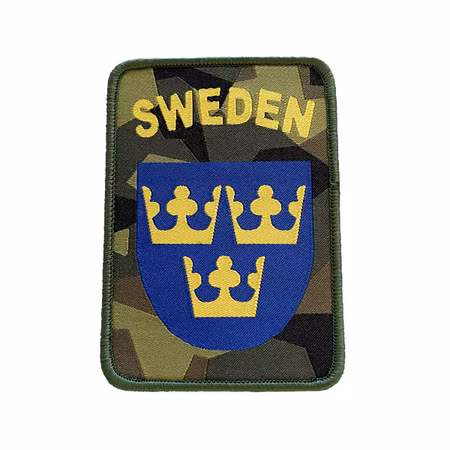 Svensk militär tygmärke SWEDEN - M90 Camo