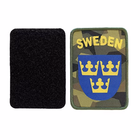 Svensk militär tygmärke SWEDEN - M90 Camo