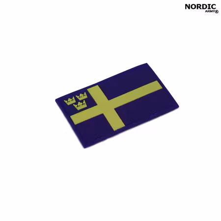 Nordic Army® Swedish Flag Royal Crown - Marinblå/Gul