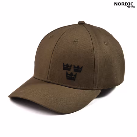 Nordic Army® Keps Tre Kronor - Olivgrön
