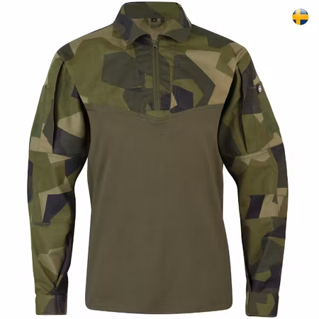 Nordic Army® Combat Shirt Trooper M90 Camo - Mörkgrön