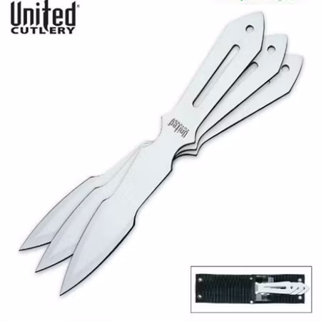 United Cutlery Lightning Bolt Thrower Triple Set w/Sheath