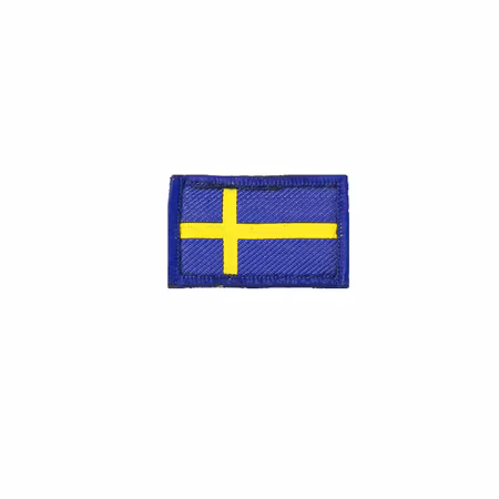 Nordic Army® Svensk Flagga Tygmärke Liten - Kardborre