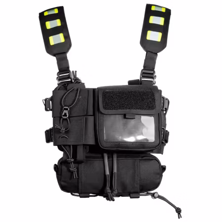 Tasmanian Tiger Security Pro Rig Tactical Vest - Black