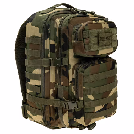 MIL-TEC Assault Pack Large Backpack 36L - Woodland