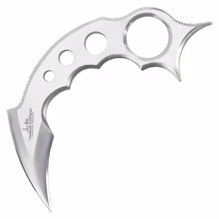 United Cutlery Gil Hibben CLAW II Belt Knife Stainless Handle with Leather Belt Sheath