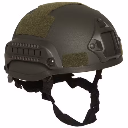 MIL-TEC Taktisk US hjälm med Rail M.I.C.H. 2002 - OD (Grön)