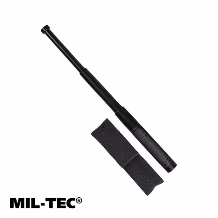 MIL-TEC Teleskopbatong 13" i stål inkl. hölster