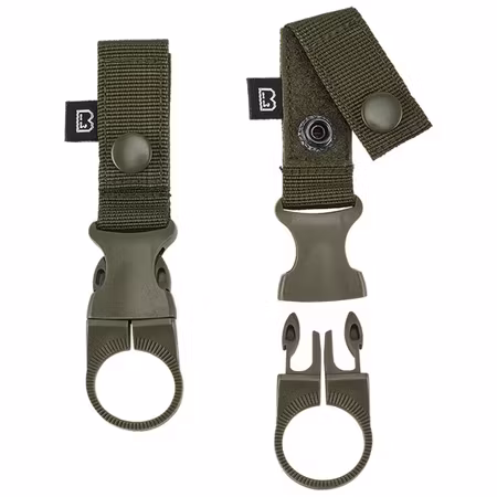 BRANDIT BELT AND MOLLE LOOP BOTTLE HOLDER - Olivgrön