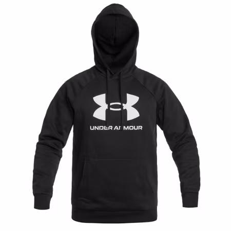 UNDER ARMOUR Rival Fleece Logo Sweatshirt - Black/White