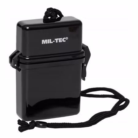 MIL-TEC WATERPROOF CONTAINER BOX WITH NECK STRAP