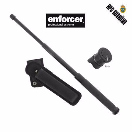ENFORCER TAC PUSHBUTTON TELESKOPBATONG 21 TUM + HÖLSTER