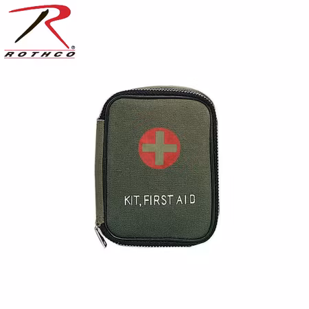 ROTHCO Military Zipper First Aid Kit - OD