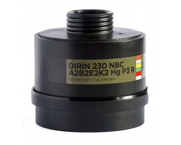 DPI Dirin 230 NBC A2B2E2K2 HgP3 Skyddsmask Filter
