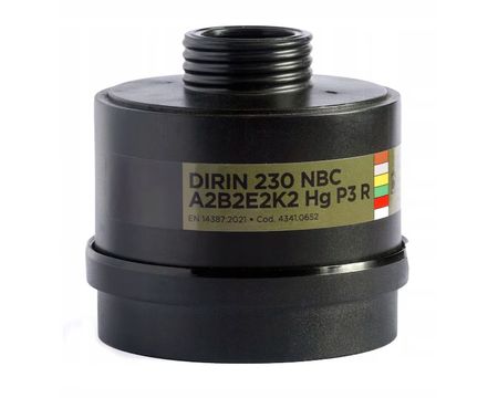 DPI Dirin 230 NBC A2B2E2K2 HgP3 Skyddsmask Filter