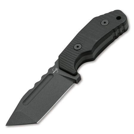 Boker Plus Little Dvalin Tanto Fixed Blade Knife - Black