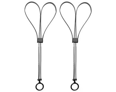 MIL-TEC Pull Ring Disposable Handcuffs Black - 2 pcs.
