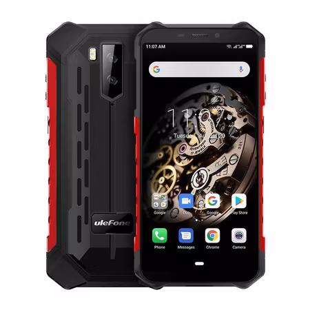 ULEFONE ARMOR X5 PRO Röd - Stöttålig Smartphone