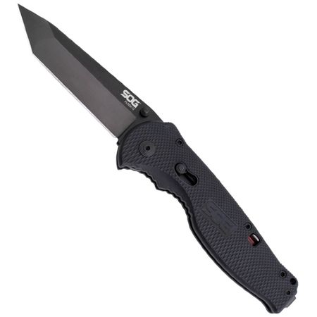 SOG Flash II Tanto Black TiNi