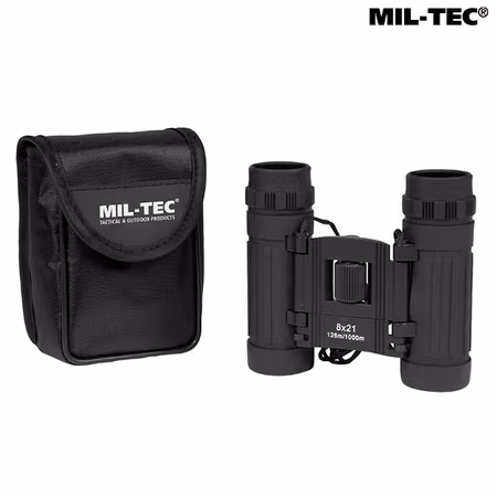 MIL-TEC by STURM  Hopfällbar kikare 8x21 - Svart