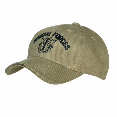 Baseball Keps Special Forces - Olivgrön