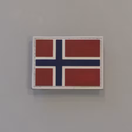 Norsk Flagga - Gummi
