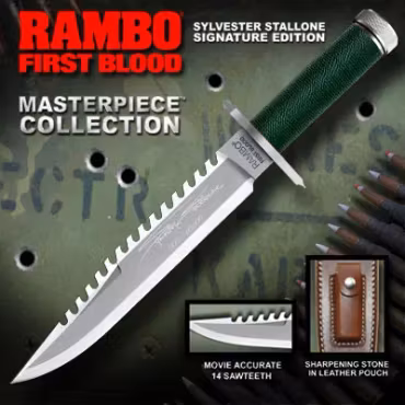 RAMBO I - SYLVESTER STALLONE SIGNATURE EDITION KNIV