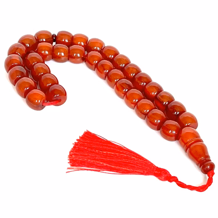 Gammal Mesky Bakelit radband, 88 g