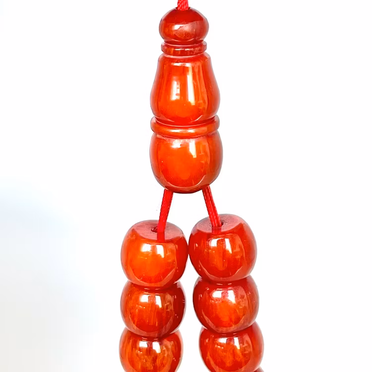 Gammal Mesky Bakelit radband, 88 g