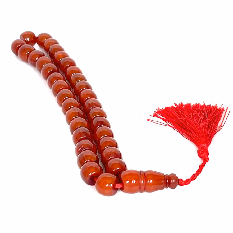 Gammal Mesky Bakelit radband, 88 g