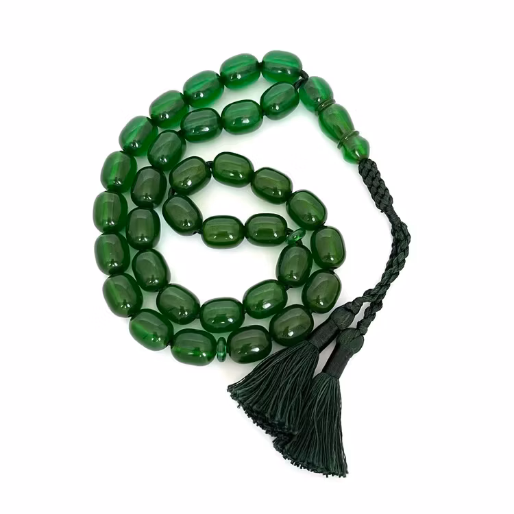 Gammal sandalos / bakelit radband, 107 g