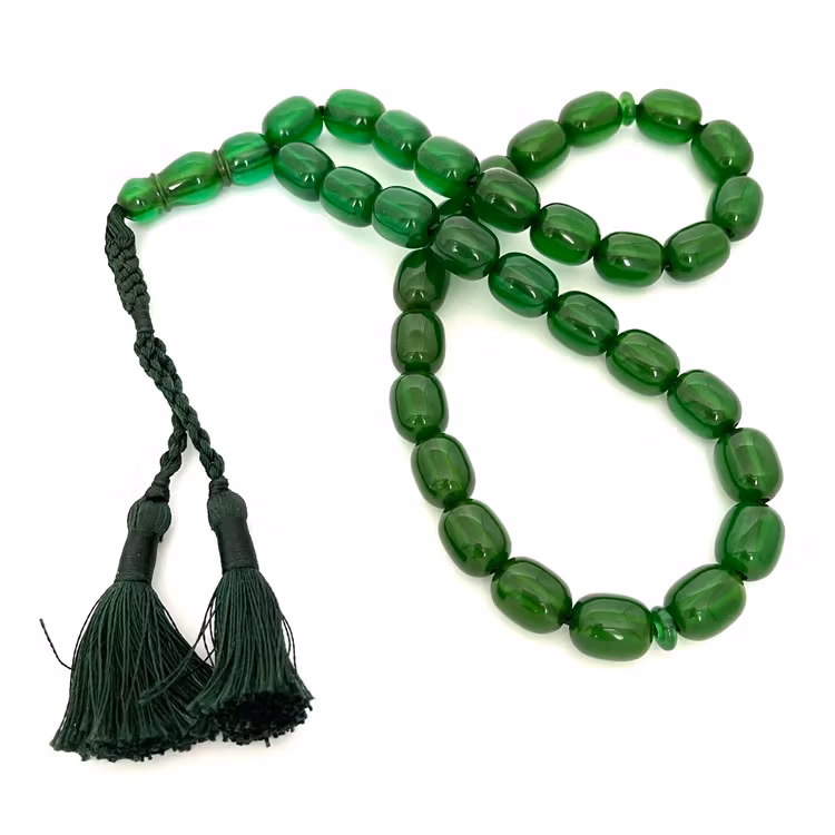 Gammal sandalos / bakelit radband, 107 g