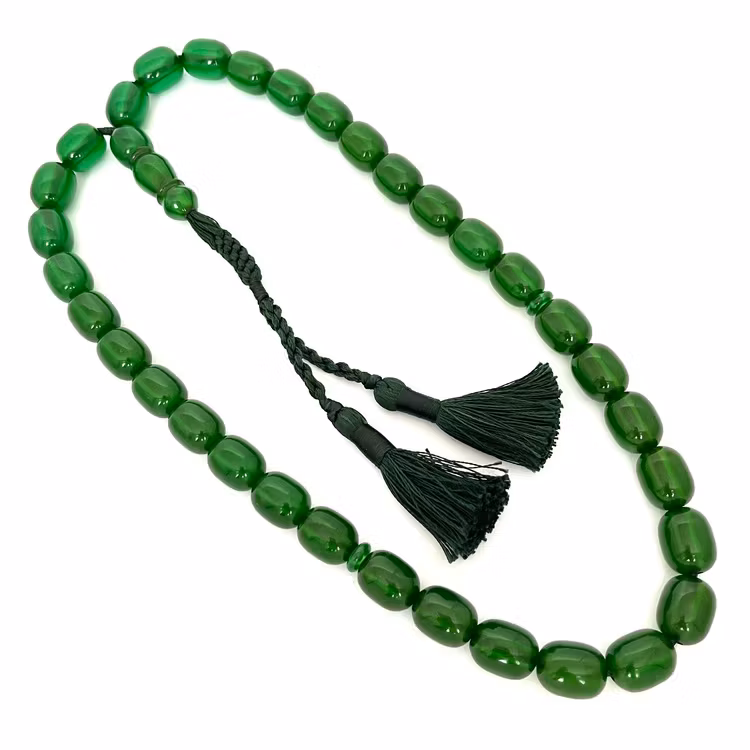 Gammal sandalos / bakelit radband, 107 g