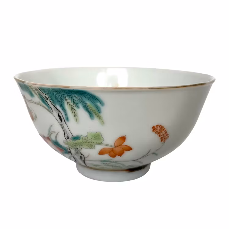 Kinesisk porcelænsskål, Tongzhi-mærke og periode (1862-1874)