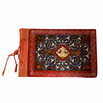 Antik konst Tazhib, inskrifter med blommor motiv