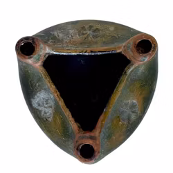 Antique Candlestick, earthenware