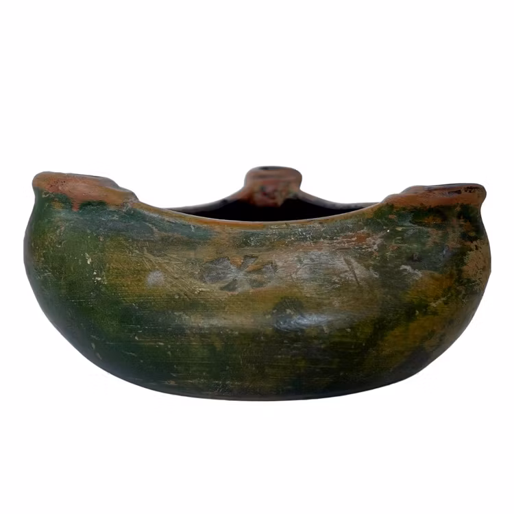 Antik Ljusstake, lergods