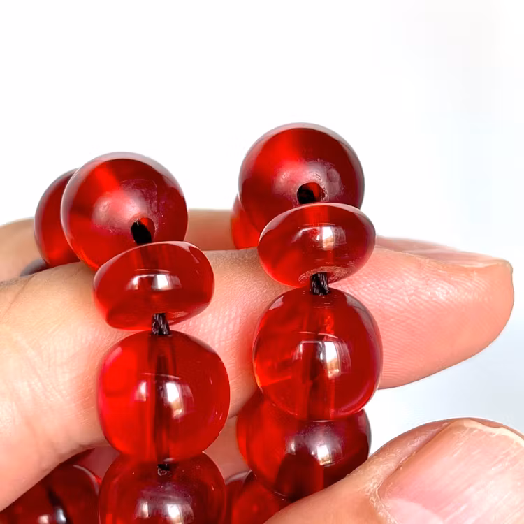 Gammal sandalos radband, 62 g