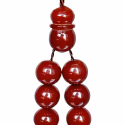 Gammal Körsbärs bakelit radband, 57 g