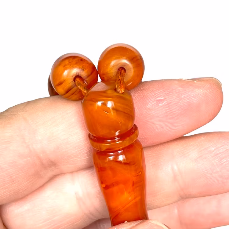 Gammal bakelit radband, 67 g