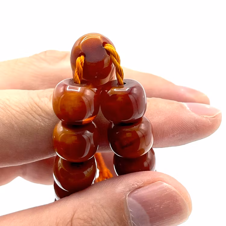 Gammal bakelit radband, 62 g