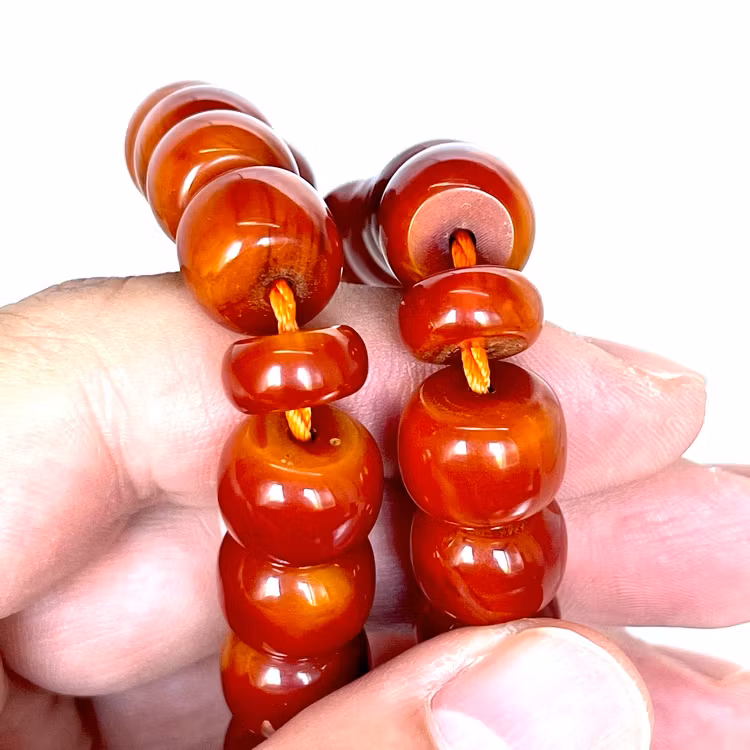 Gammal bakelit radband, 62 g