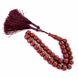 Gammel bakelitt rosenkrans, 56 g