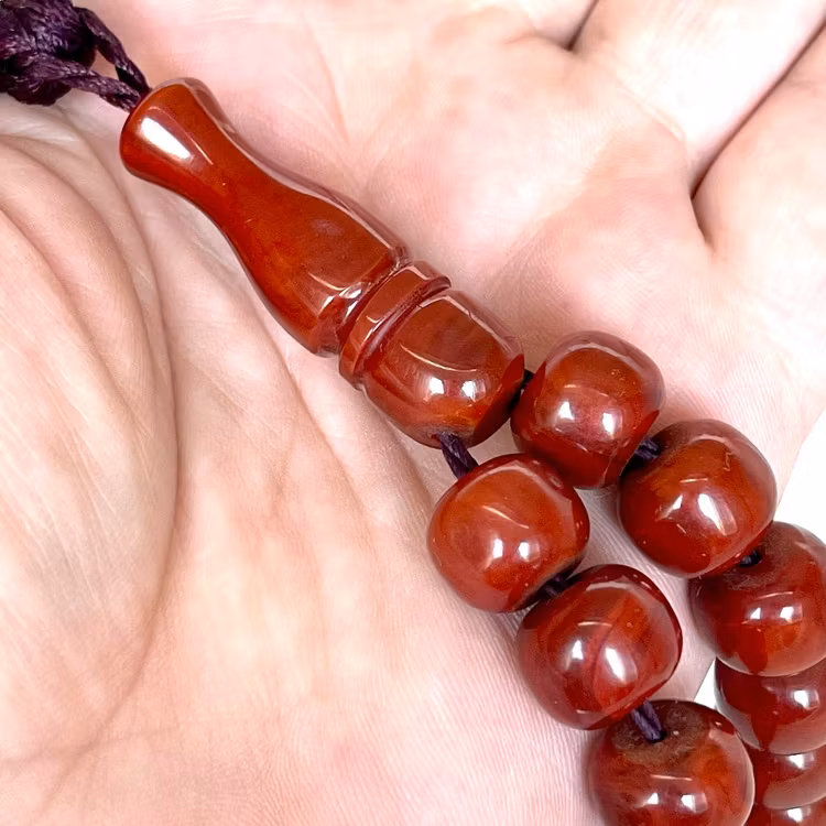 Gammal bakelit radband, 60 g