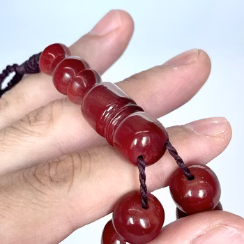 Gammal bakelit radband, 77 g