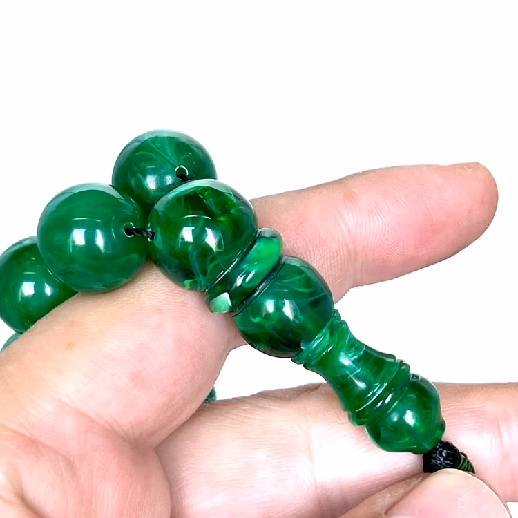 Gammel Bakelite Novolak rosenkrans fra 50&#39;erne, 87 g